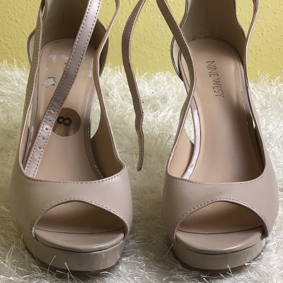Nine West Nude Heels - Picture 4 of 8